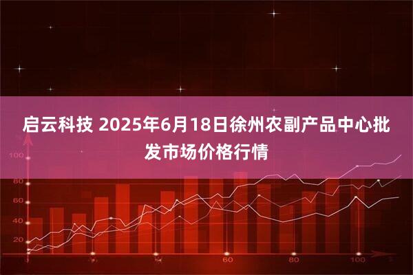 启云科技 2025年6月18日徐州农副产品中心批发市场价格行情