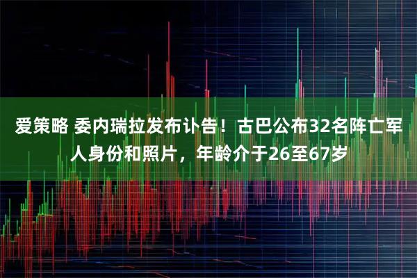 爱策略 委内瑞拉发布讣告！古巴公布32名阵亡军人身份和照片，年龄介于26至67岁